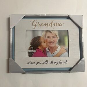 Grandma Picture Frame "Love you with all my heart" New with Tags